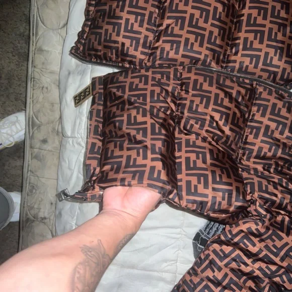 fendi reversible puffy jacket